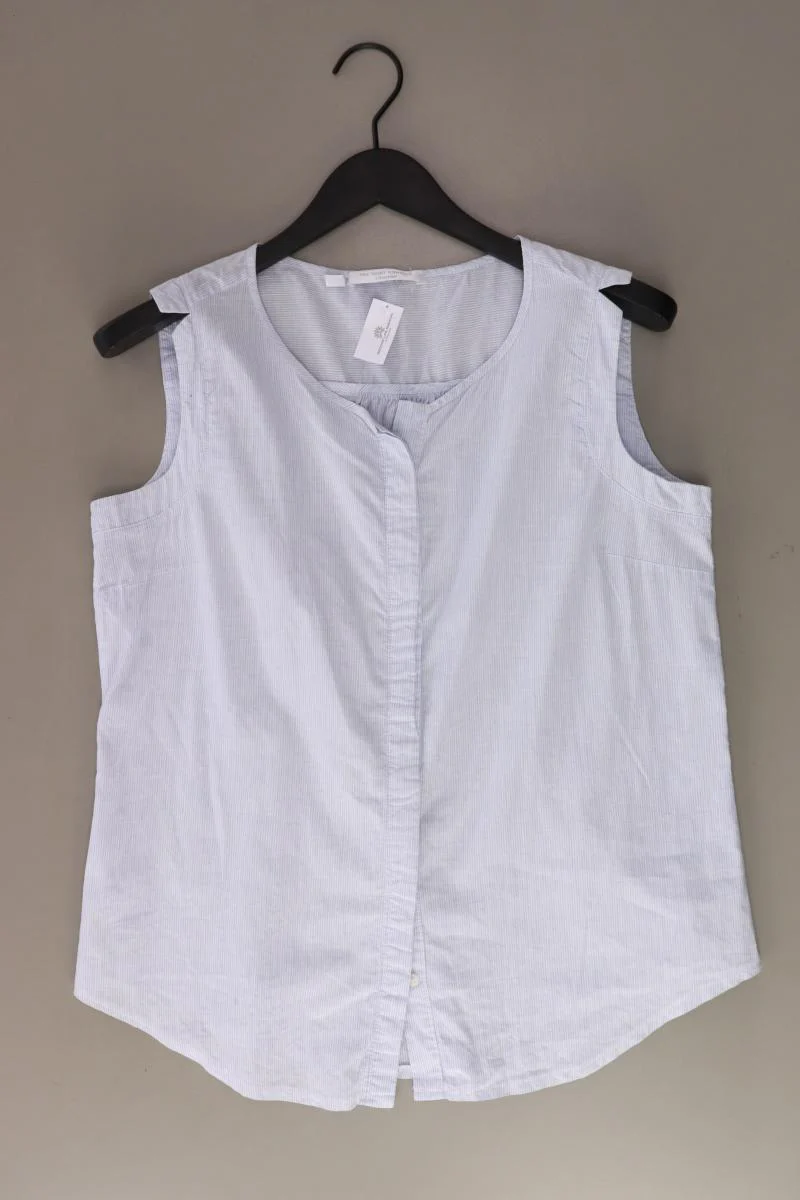 The Shirt Company Ärmellose Bluse Gr. 40 gestreift blau