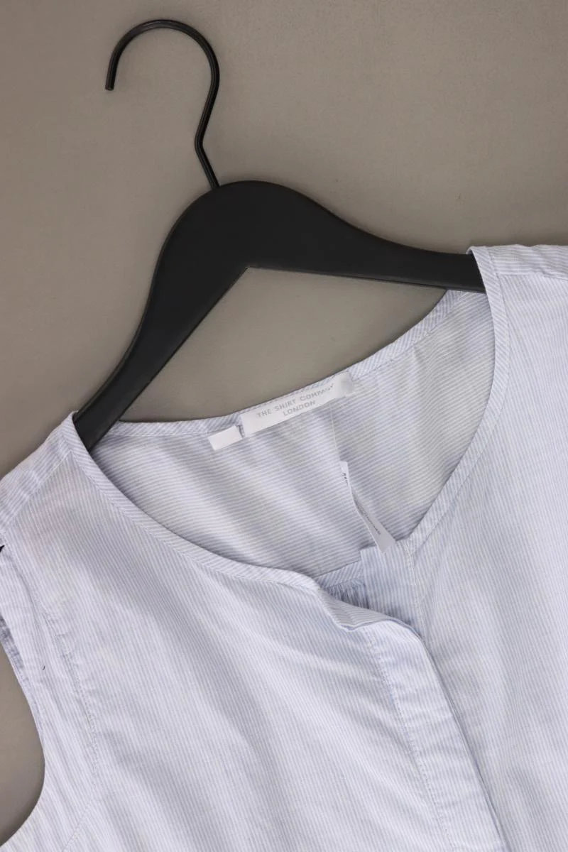 The Shirt Company Ärmellose Bluse Gr. 40 gestreift blau - Image 3