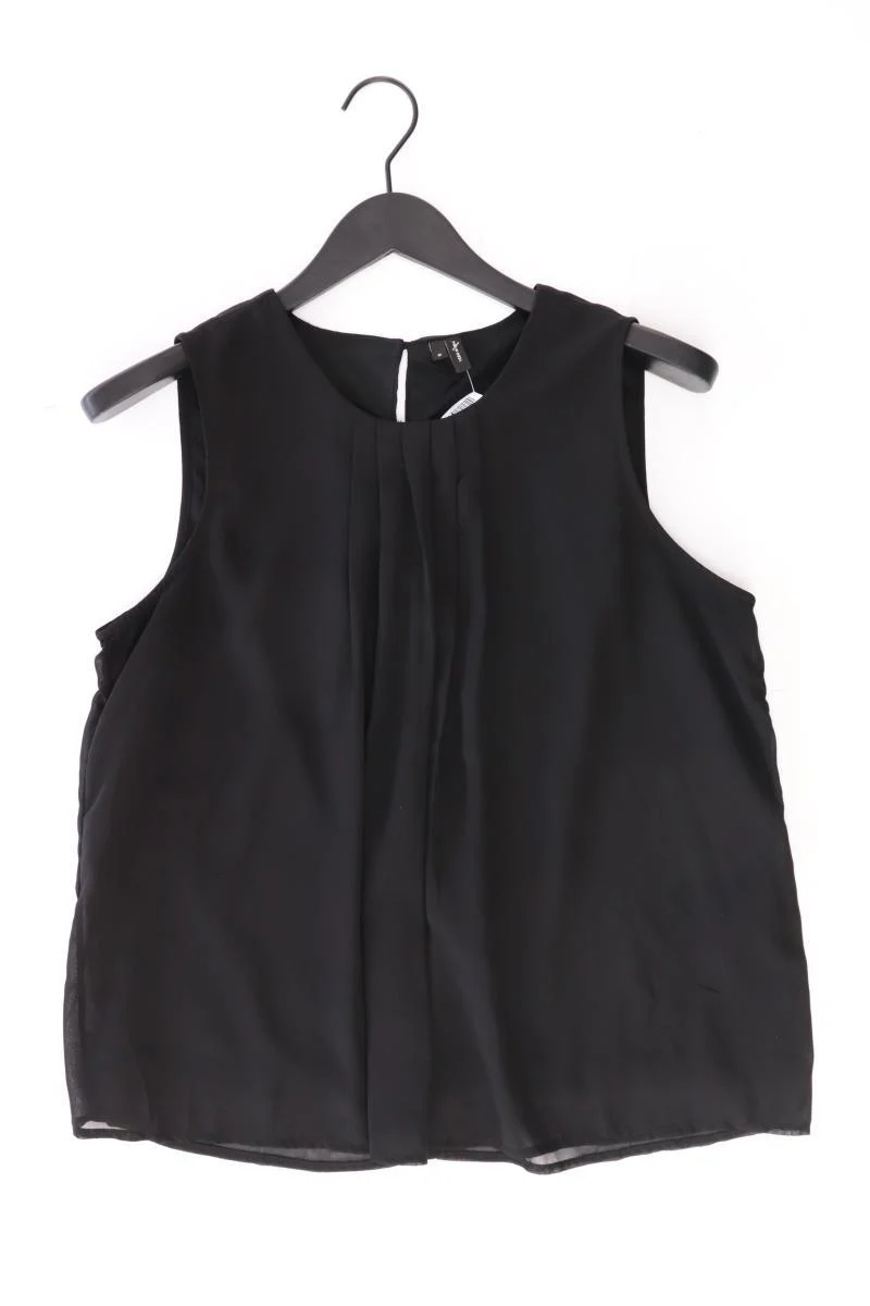 Vero Moda Chiffonbluse Gr. M Ärmellos schwarz aus Polyester