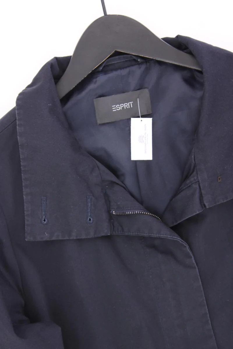 Esprit Übergangsmantel Gr. XL blau aus Baumwolle - Image 2