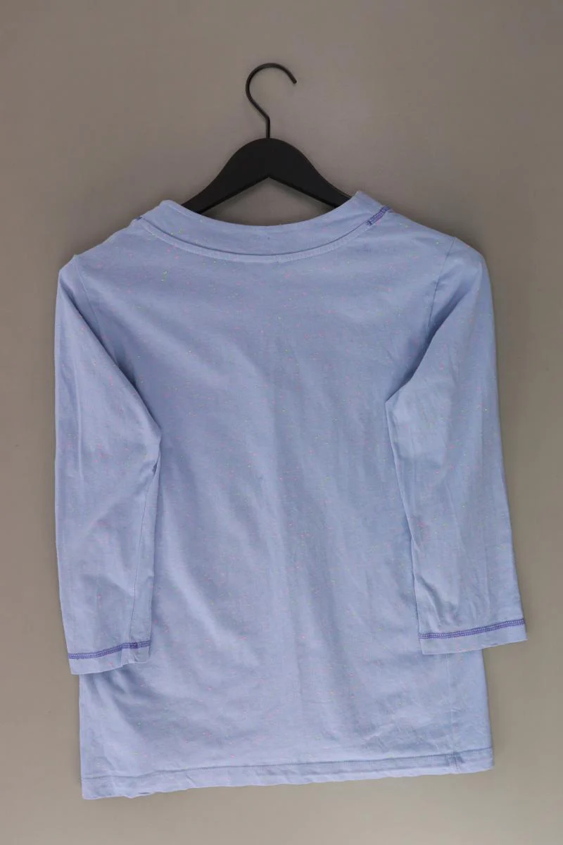 edc by Esprit Shirt mit V-Ausschnitt Gr. M 3/4 Ärmel blau aus Baumwolle - Image 2
