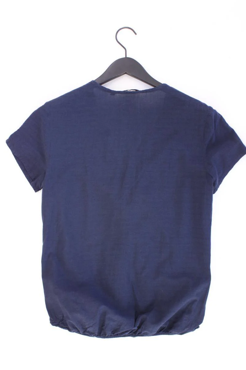 Tom Tailor Kurzarmbluse Gr. 38 blau aus Baumwolle - Image 3