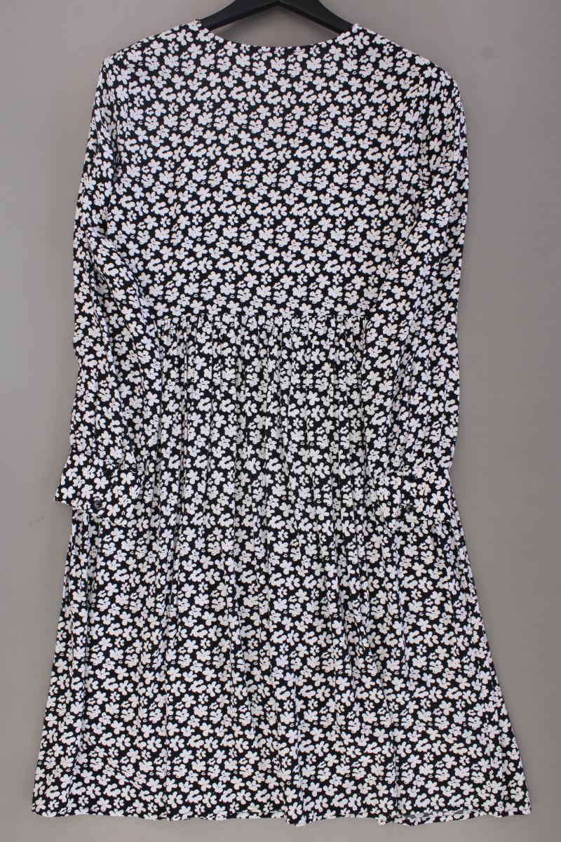 One more story Langarmkleid Gr. 36 mit Blumenmuster neuwertig schwarz - Image 3