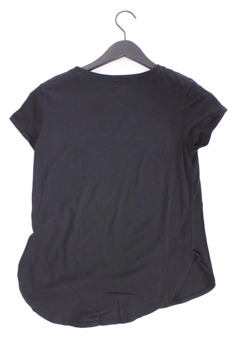 Zara Printshirt Gr. S Kurzarm schwarz aus Baumwolle - Image 3