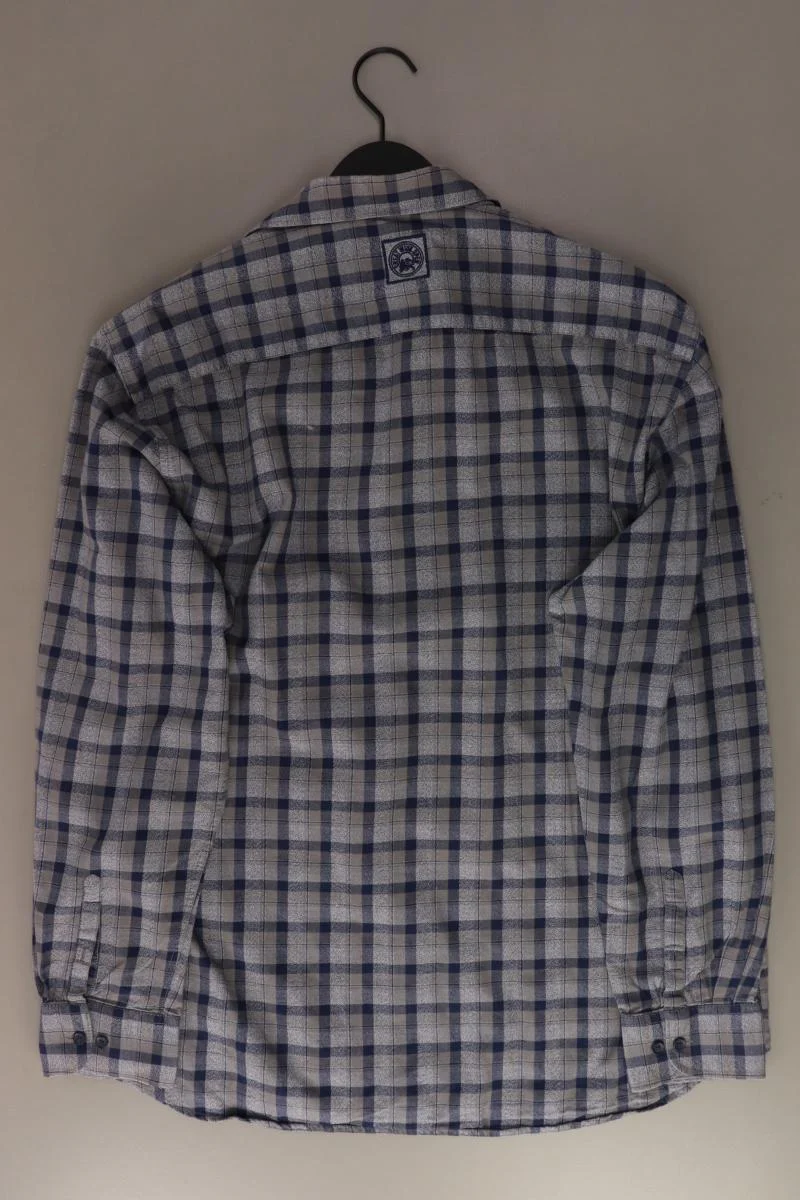 Lerros Karohemd für Herren Gr. XXL kariert Langarm grau aus Baumwolle - Image 2