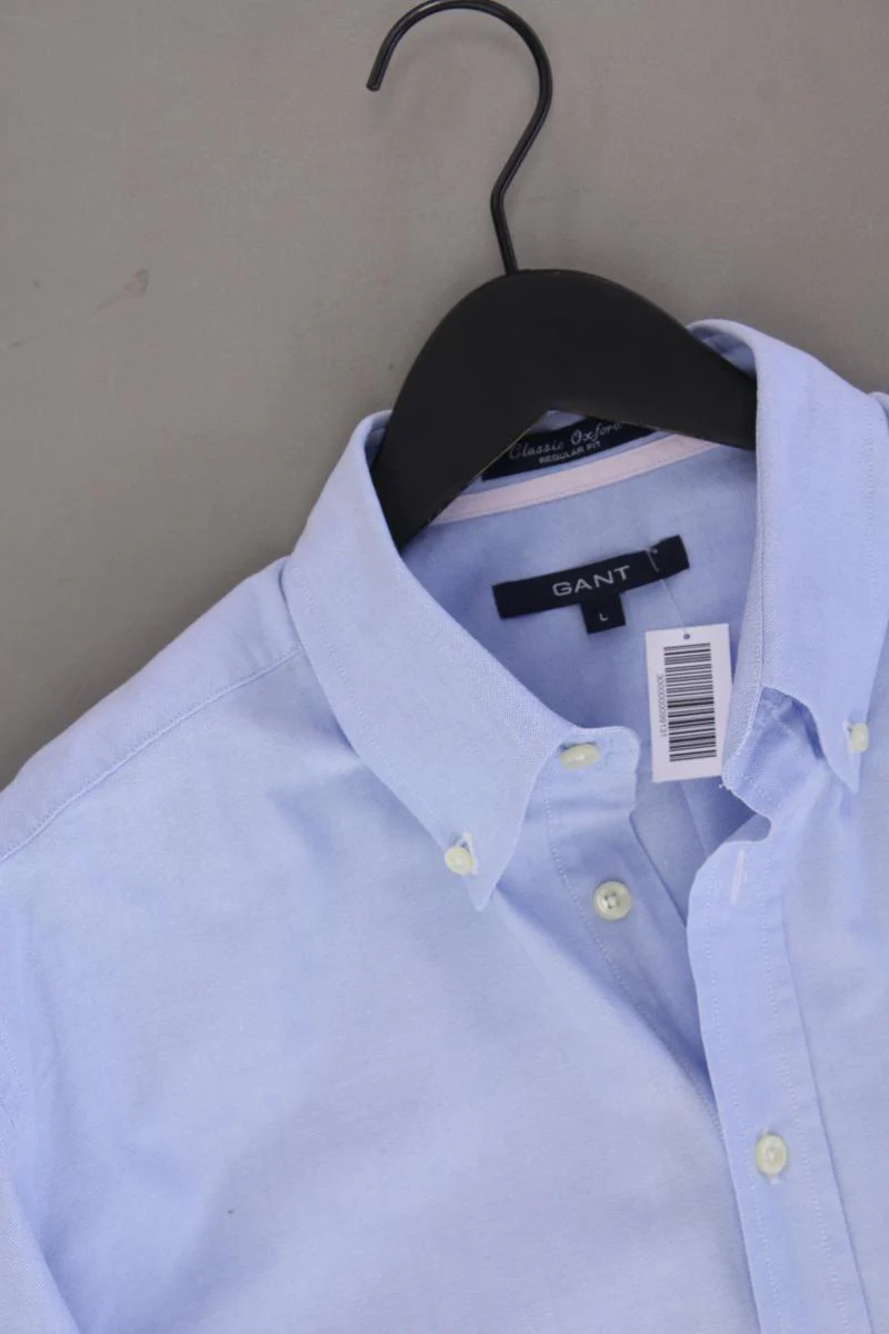 Gant Kurzarmhemd für Herren Gr. L blau aus Baumwolle - Image 2