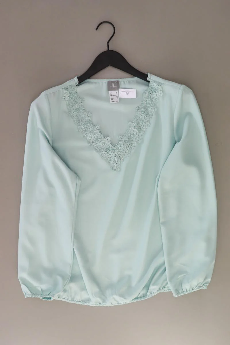 FAIR LADY Langarmbluse Gr. 42 türkis aus Polyester