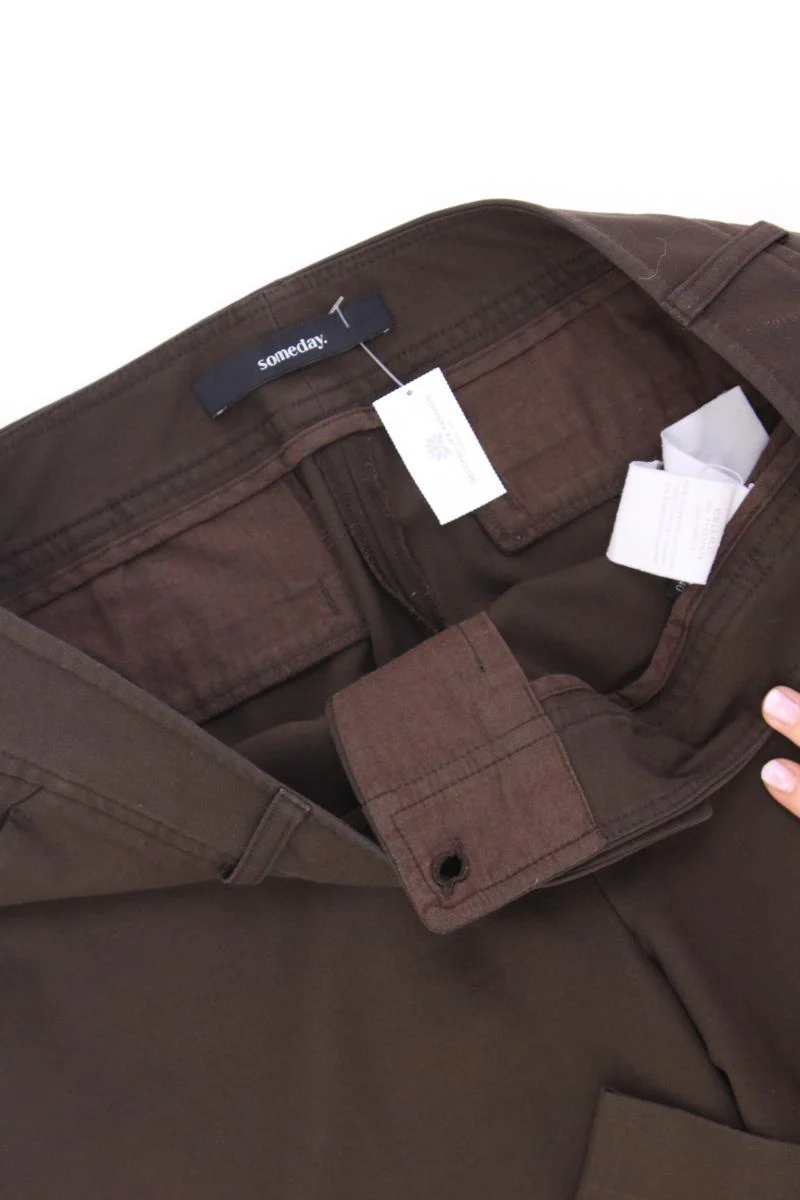 someday. Stoffhose Gr. 40 Modell Someday. Cellilo braun aus Polyester - Image 2