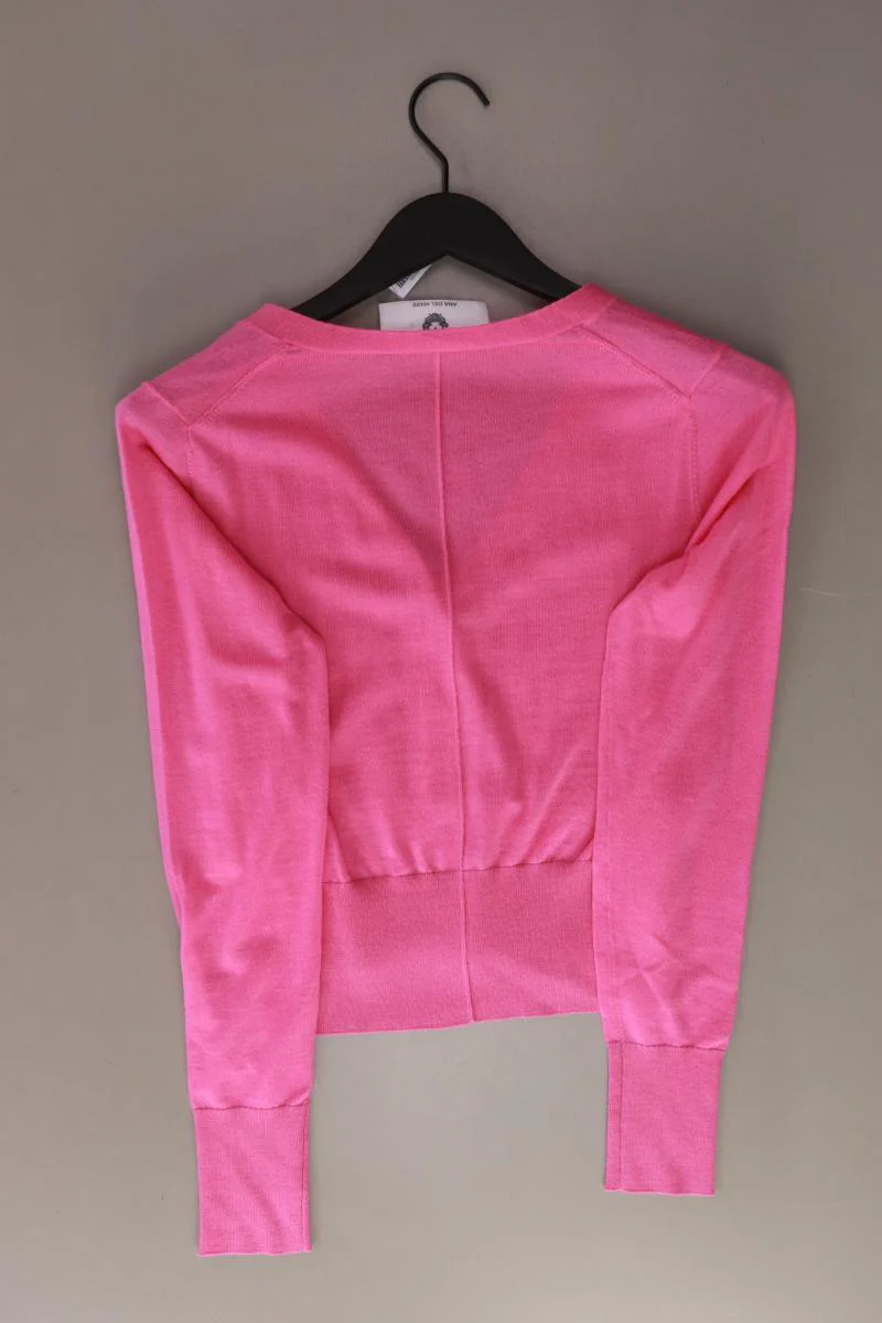 Ana del Mare Strickjacke Gr. XS Langarm pink aus Schurwolle - Image 2