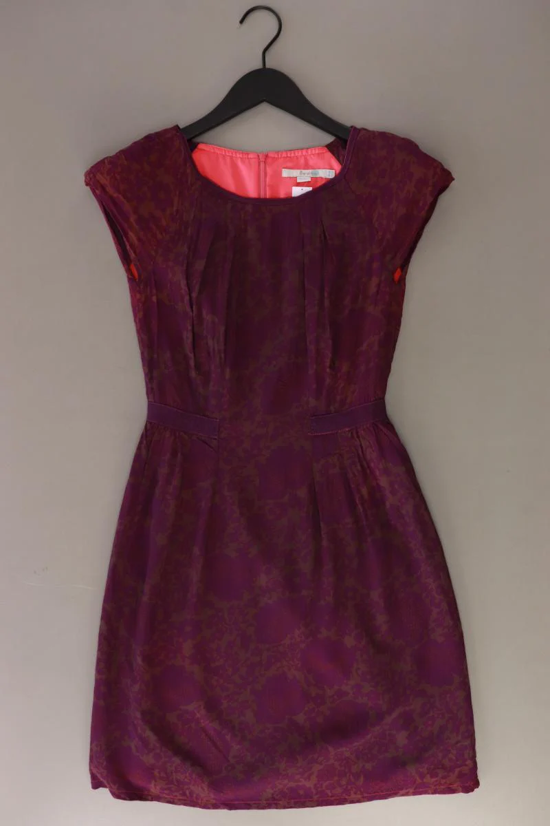 Boden Kurzarmkleid Gr. UK 6 (XS) lila aus Viskose