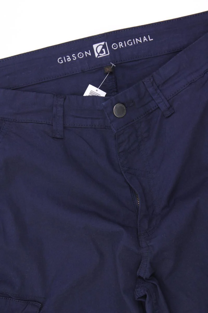 Gibson Denim Cargo Shorts für Herren Gr. W32 blau aus Baumwolle - Image 2
