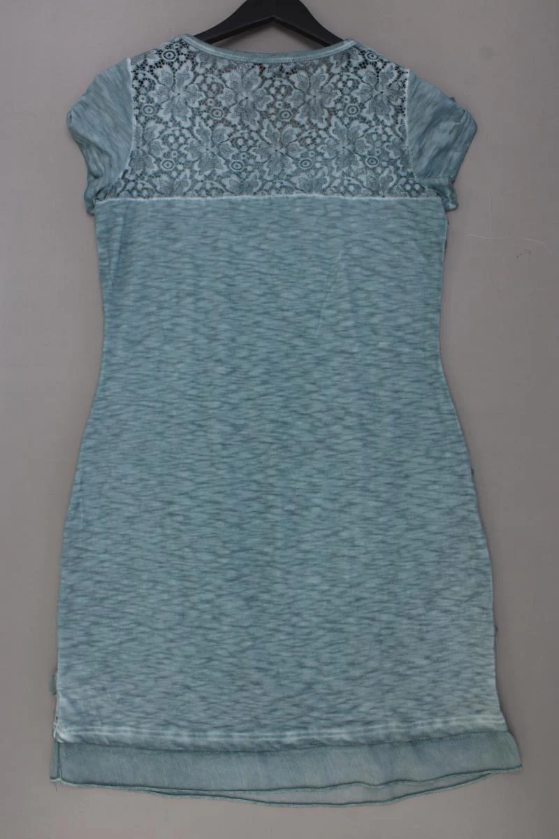 Tesini Kurzarmkleid Gr. 40 mit Pailletten türkis aus Viskose - Image 3