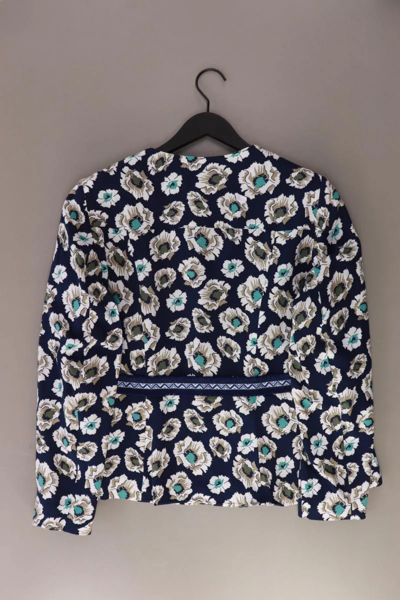 Studio Untold Regular Blazer Gr. 42 mit Blumenmuster neuwertig blau aus Viskose - Image 2