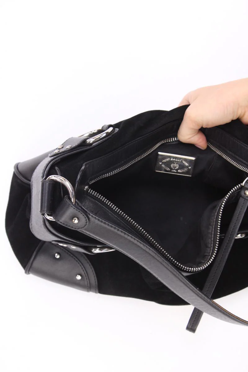 BALLY Schultertasche schwarz aus Leder - Image 4