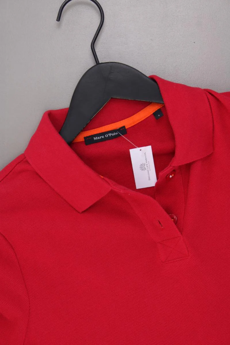 Marc O'Polo Poloshirt Gr. S neuwertig Kurzarm rot aus Baumwolle - Image 2