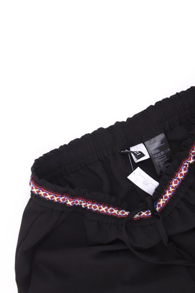 H&M Stoffhose Gr. 36 schwarz aus Polyester - Image 2