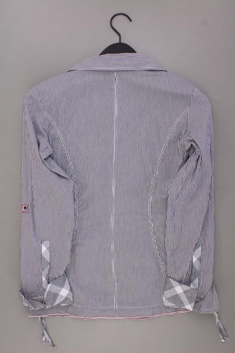 Biba Langarmbluse Gr. 36 gestreift grau aus Baumwolle - Image 3