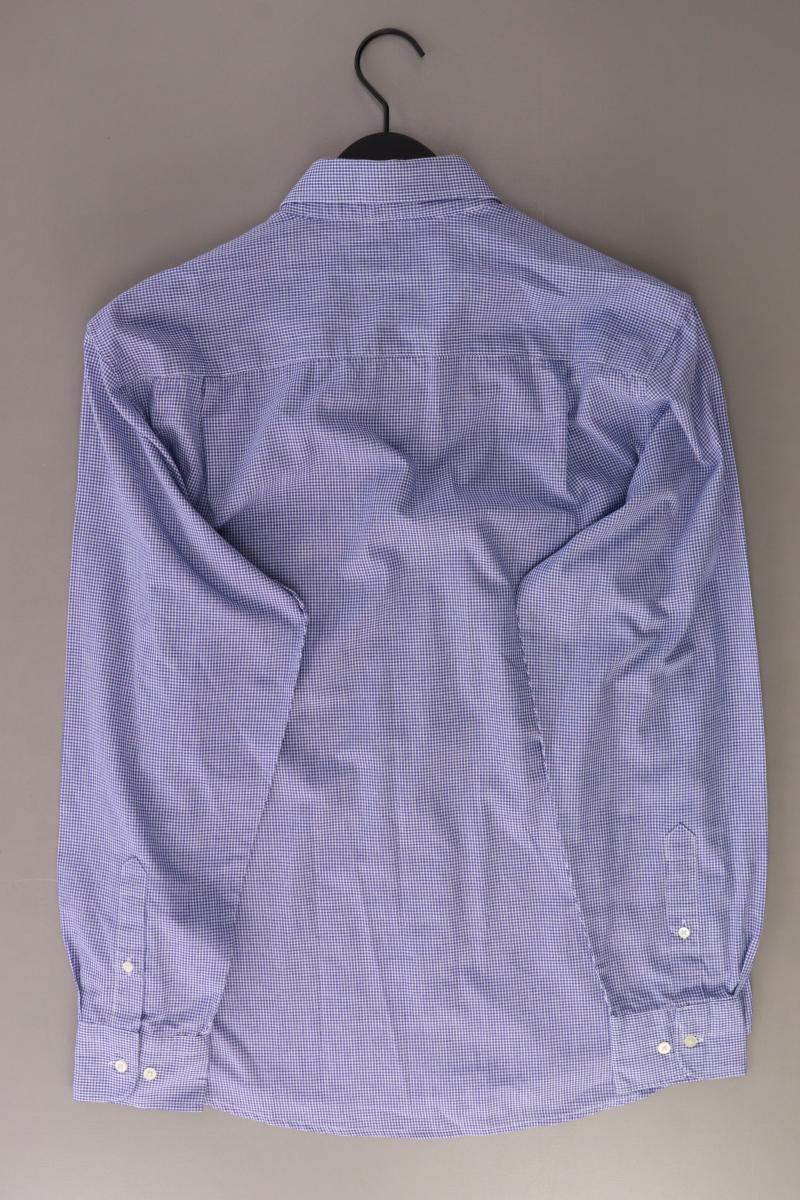 OVS Karohemd für Herren Gr. Hemdgröße 41 kariert Langarm blau aus Baumwolle - Image 2
