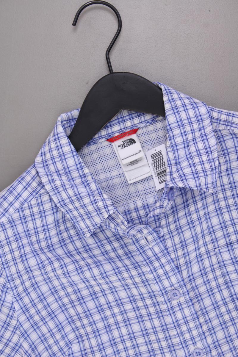 The North Face Karobluse Gr. S kariert Kurzarm blau aus Modal - Image 2
