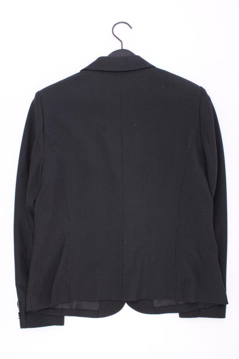 BARBARA LEBEK Classic Blazer Gr. 40 gepunktet neuwertig grau aus Polyester - Image 3
