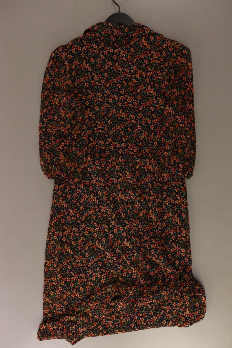 next Maxikleid Gr. UK 12 (M) mit Blumenmuster 3/4 Ärmel mehrfarbig aus Polyester - Image 2