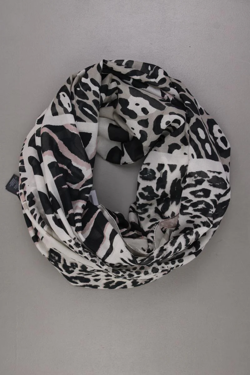 H&M Loop mit Tierdruck grau aus Polyester