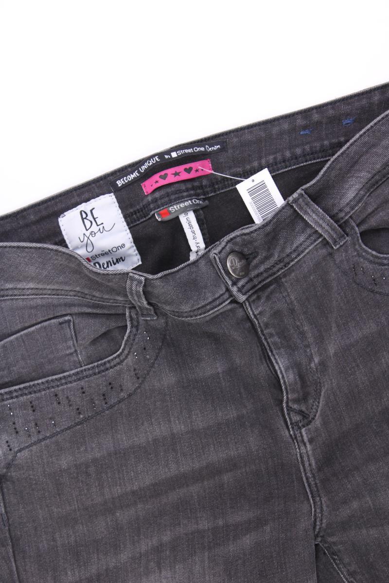 Street One Skinny Jeans Gr. W32 grau aus Baumwolle - Image 2