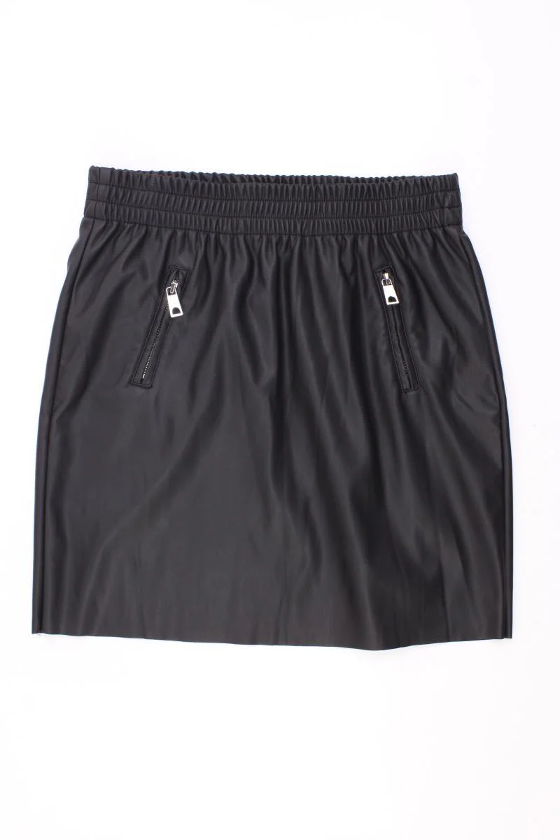 Only Kunstlederrock Gr. S neuwertig schwarz aus Polyester