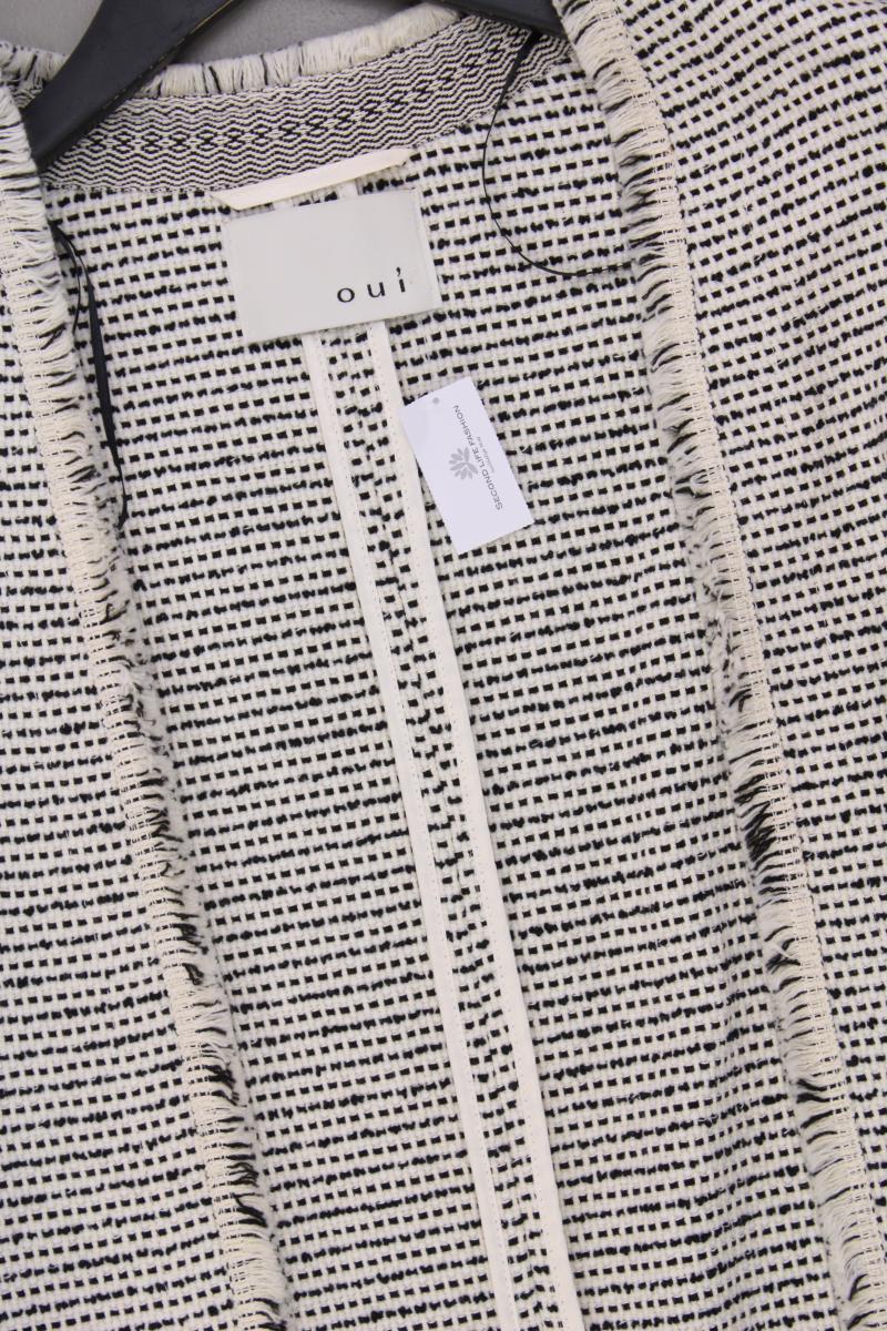 Oui Übergangsmantel Gr. 42 neuwertig creme aus Baumwolle - Image 2
