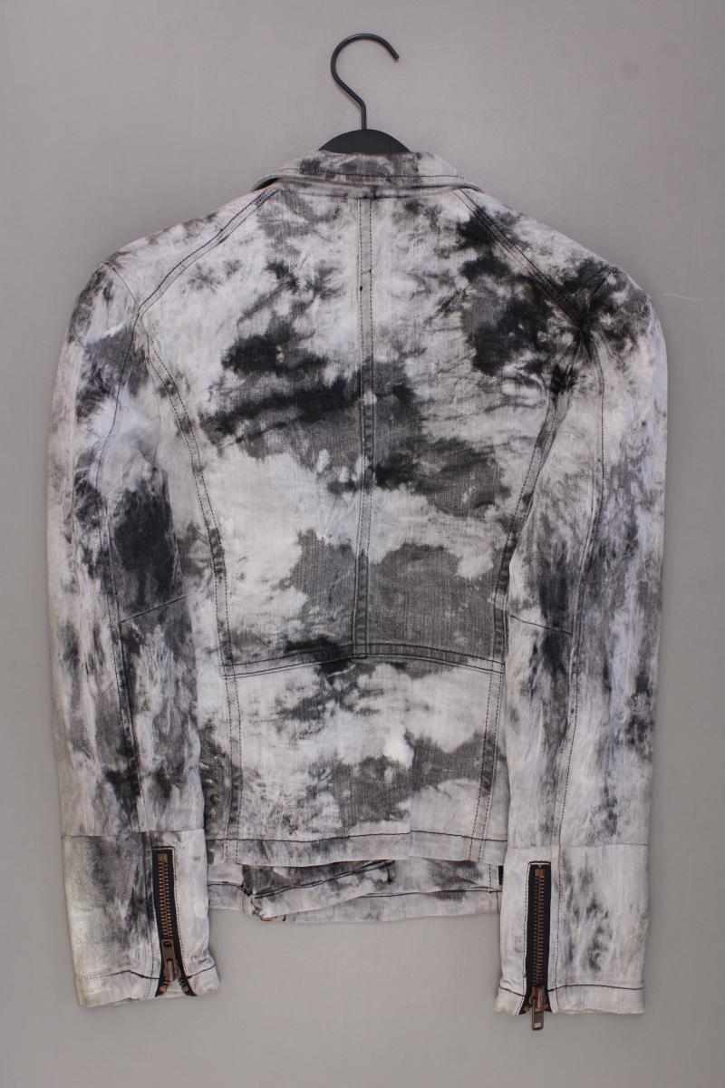 Liebeskind Berlin Bikerjacke Gr. 38 grau aus Baumwolle - Image 3