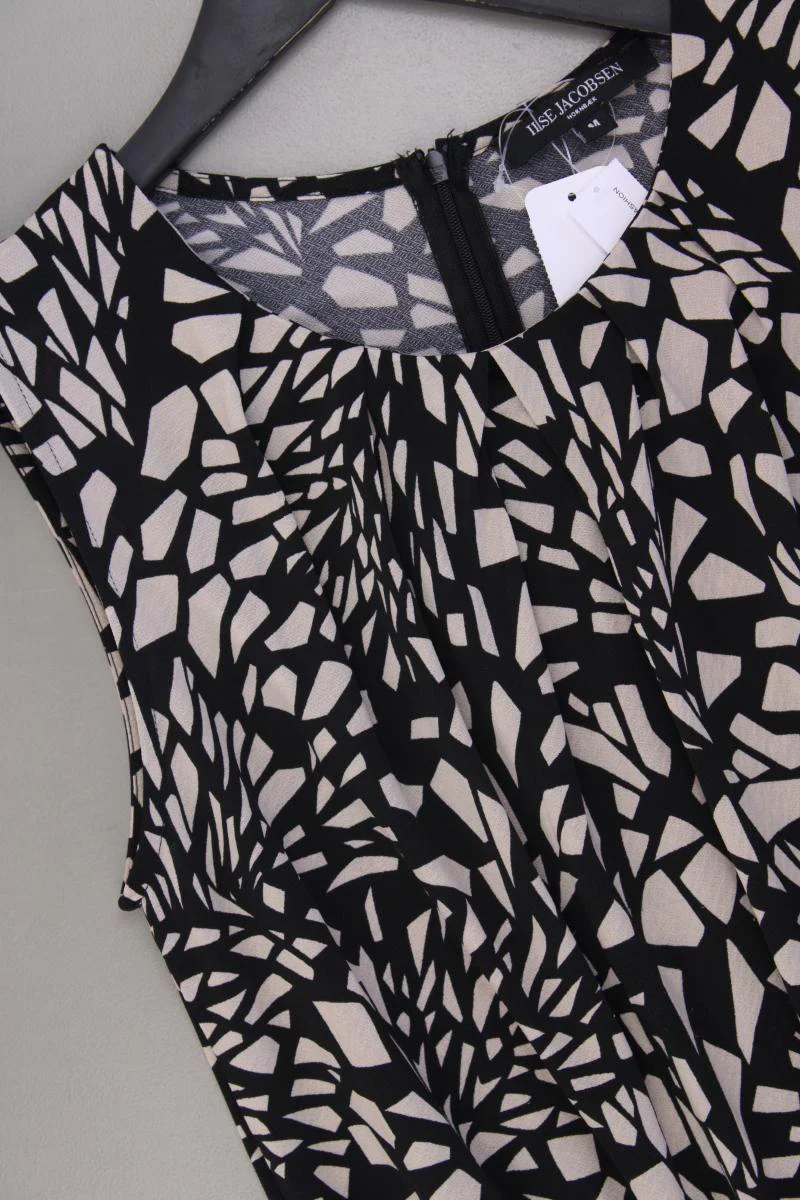 Ilse Jacobsen Langer Jumpsuit Gr. M geometrisches Muster schwarz aus Polyester - Image 2