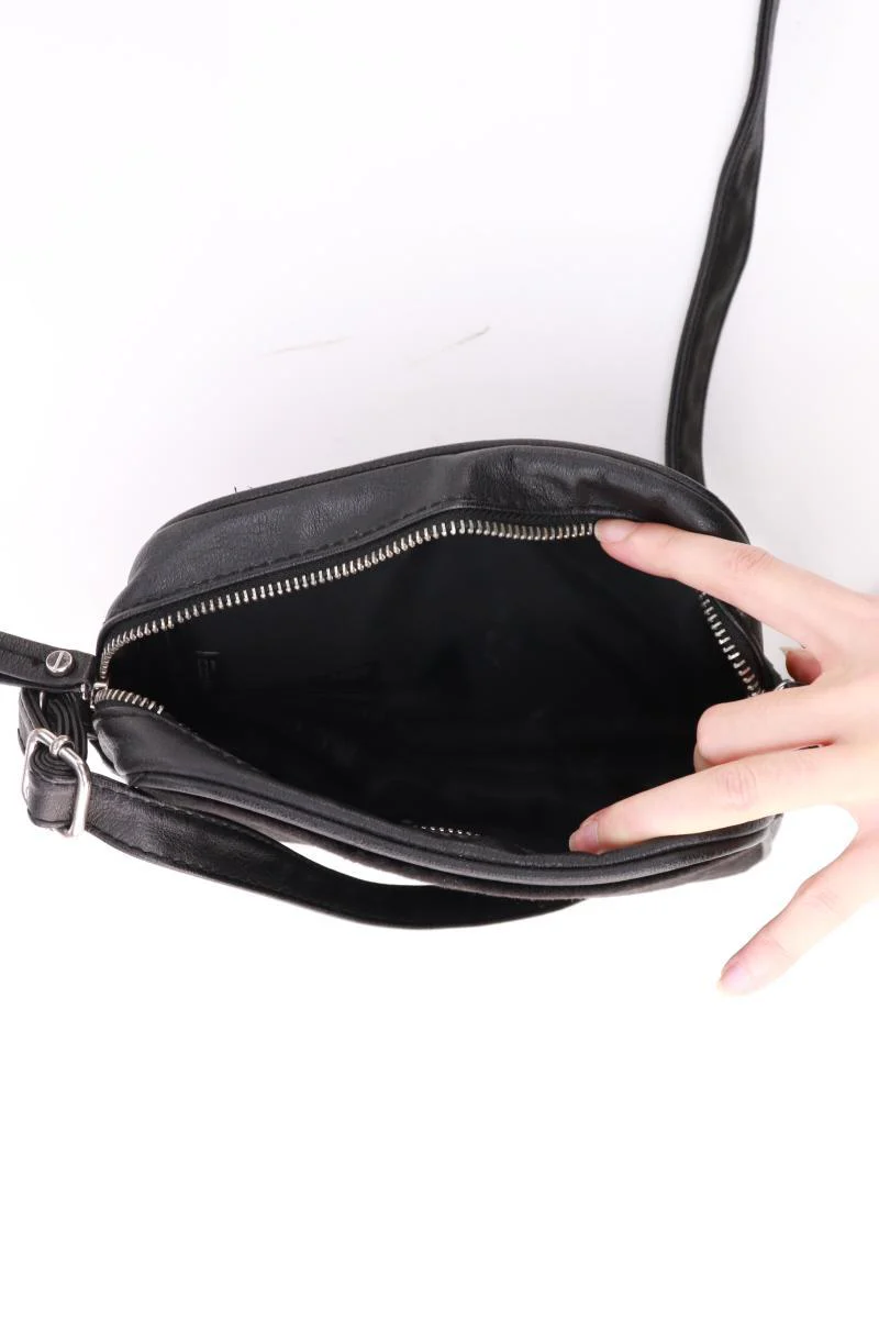 Divided Tasche schwarz aus Kunstleder - Image 3