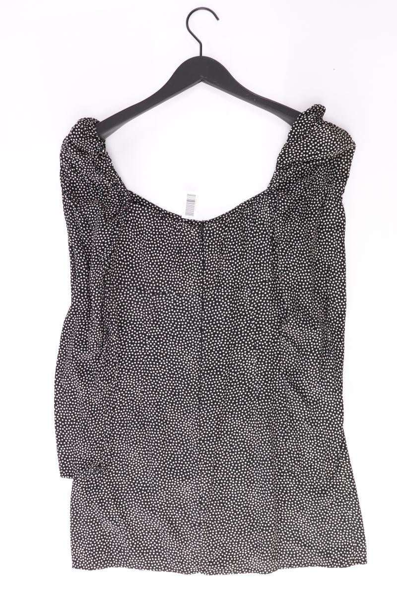 Zara Langarmkleid Gr. M gepunktet schwarz aus Polyester - Image 2