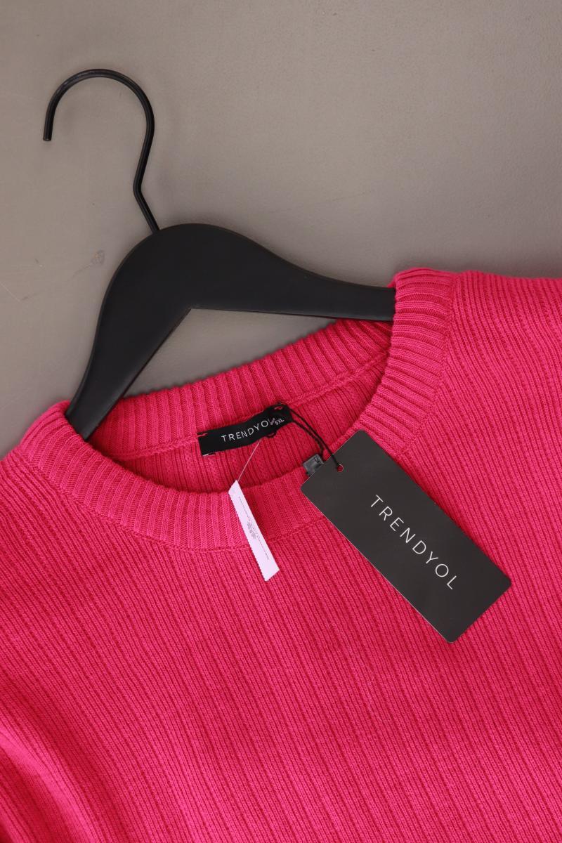 Trendyol Feinstrickpullover Gr. 50 neu mit Etikett pink aus Polyester - Image 3