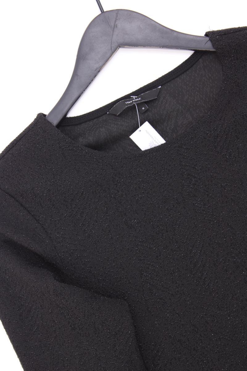 Vero Moda Langarmkleid mit Glitzer Gr. S schwarz - Image 2