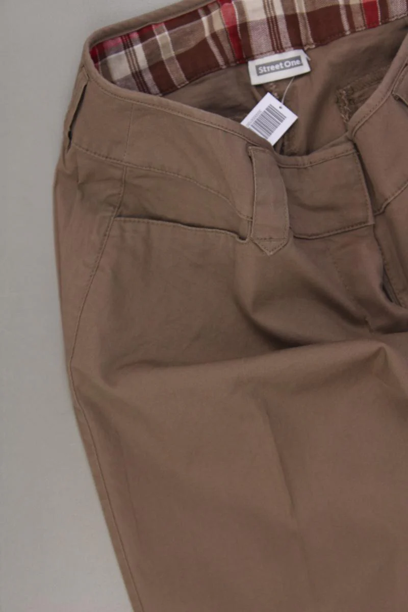 Street One Stoffhose Gr. 36 braun aus Baumwolle - Image 2