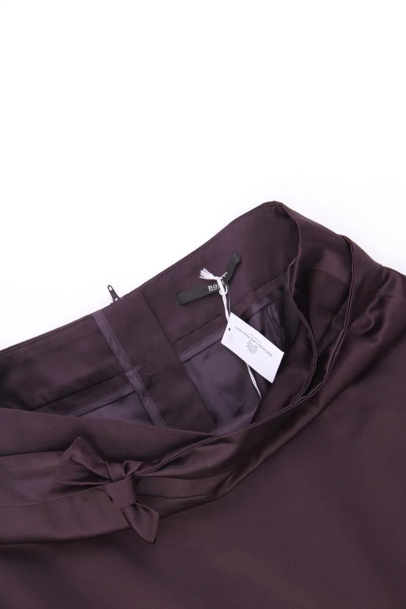 BOSS by Hugo Boss Midirock Gr. 38 neuwertig lila aus Baumwolle - Image 2