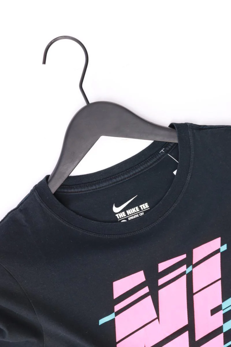 Nike Printshirt Gr. M Kurzarm schwarz aus Baumwolle - Image 3