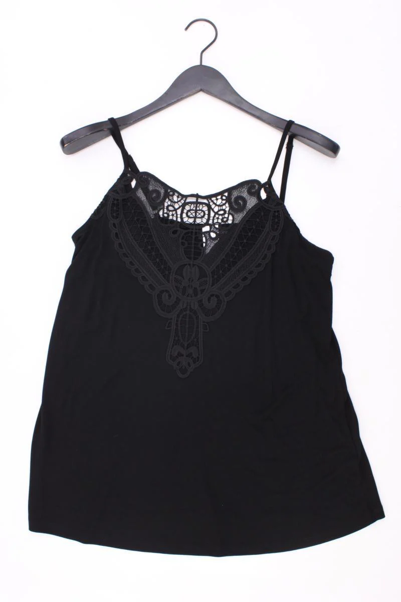 Aniston Spaghetti-Top Gr. 40 schwarz aus Viskose