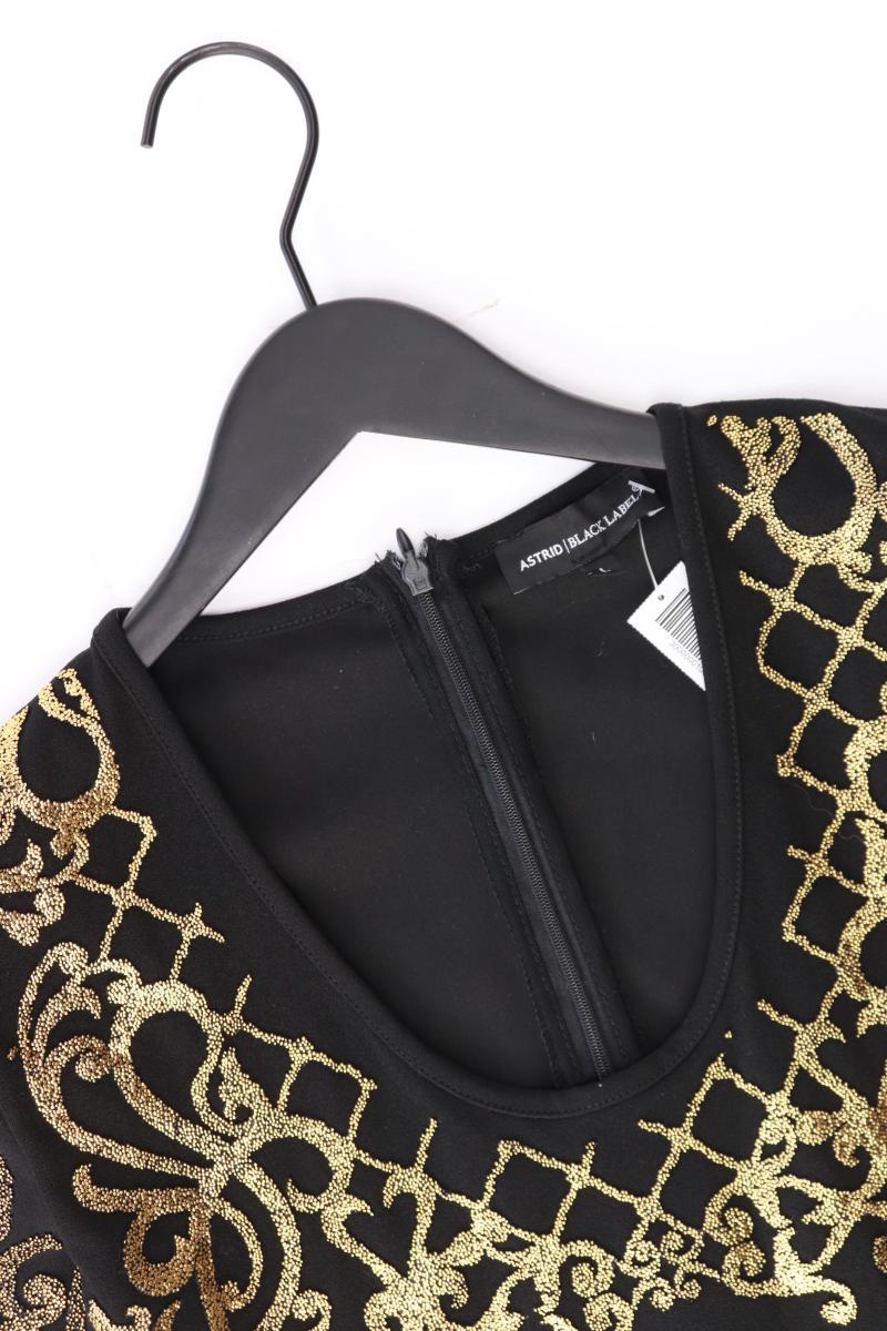 Astrid Black Label Kleid Gr. L Kurzarm mit Glitzer schwarz aus Polyester - Image 3