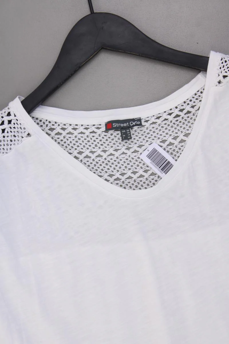 Street One T-Shirt Gr. 40 Kurzarm weiß - Image 2