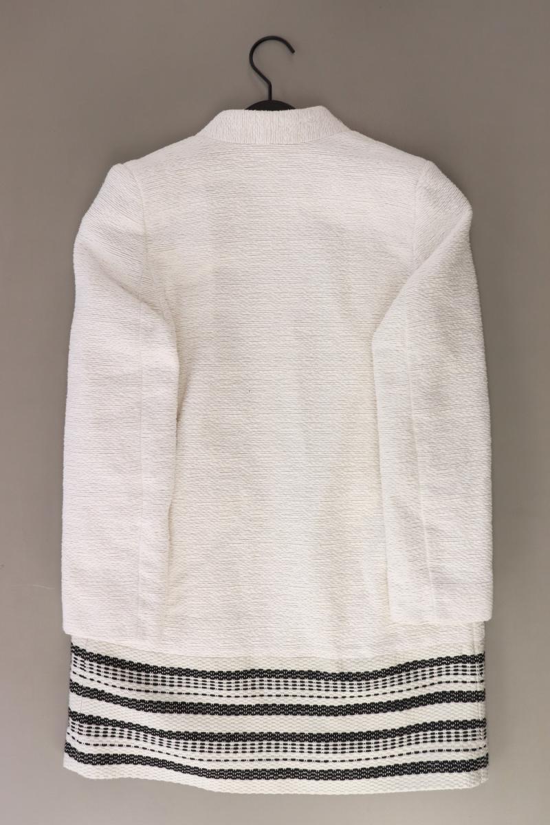 H&M Übergangsmantel Gr. 32 weiß aus Baumwolle - Image 2