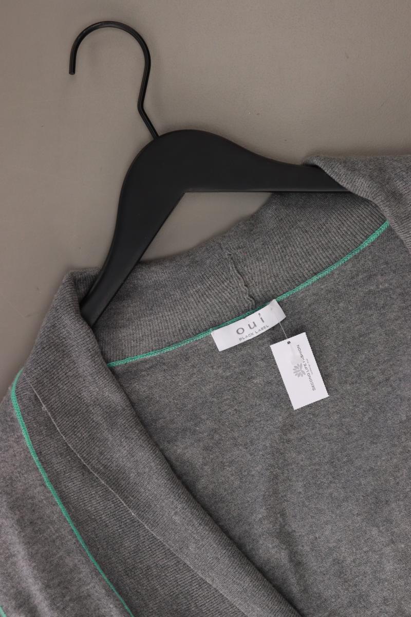 Oui Strickjacke Gr. 36 Langarm grau - Image 3
