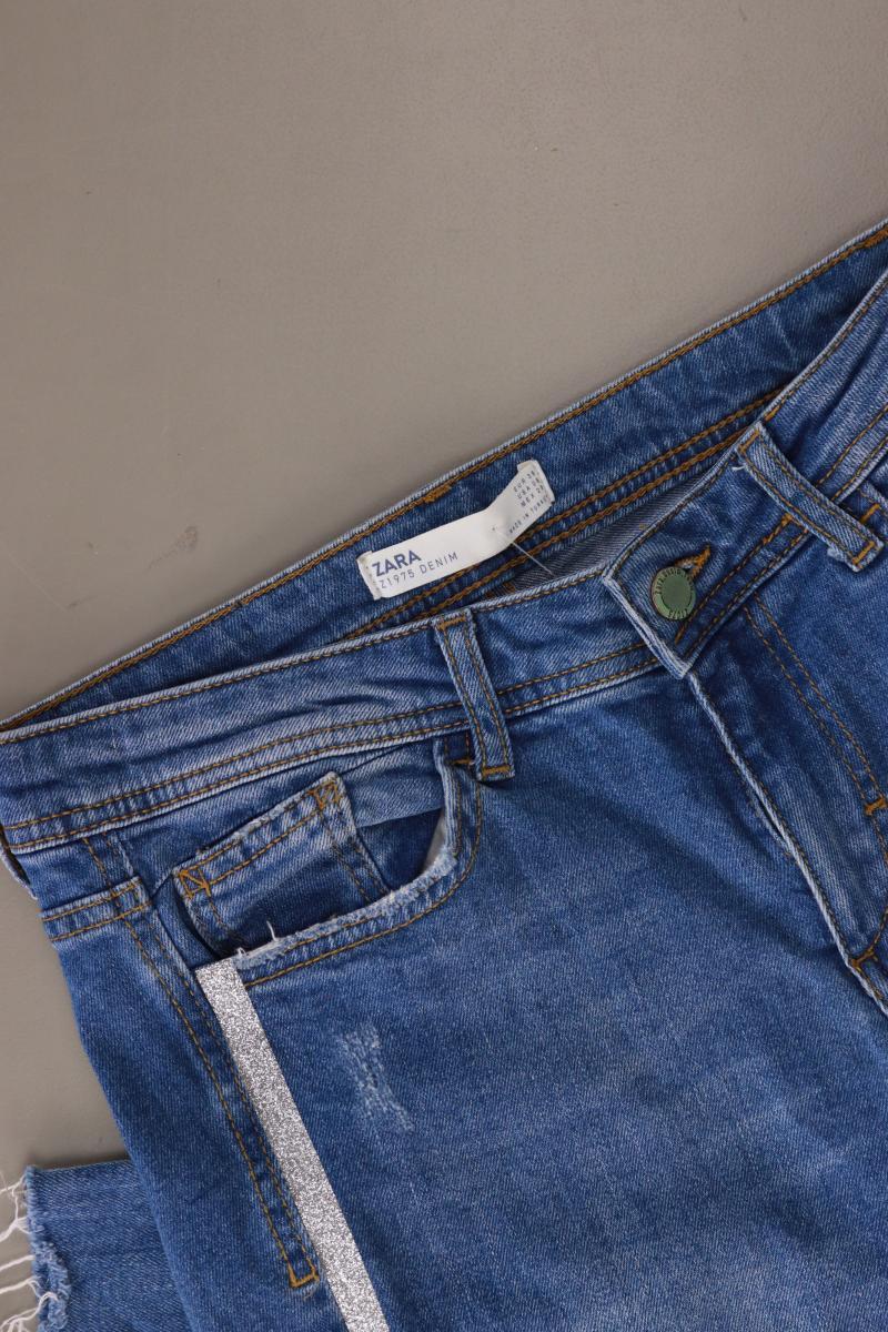 Zara Skinny Jeans Gr. 38 blau aus Baumwolle - Image 3