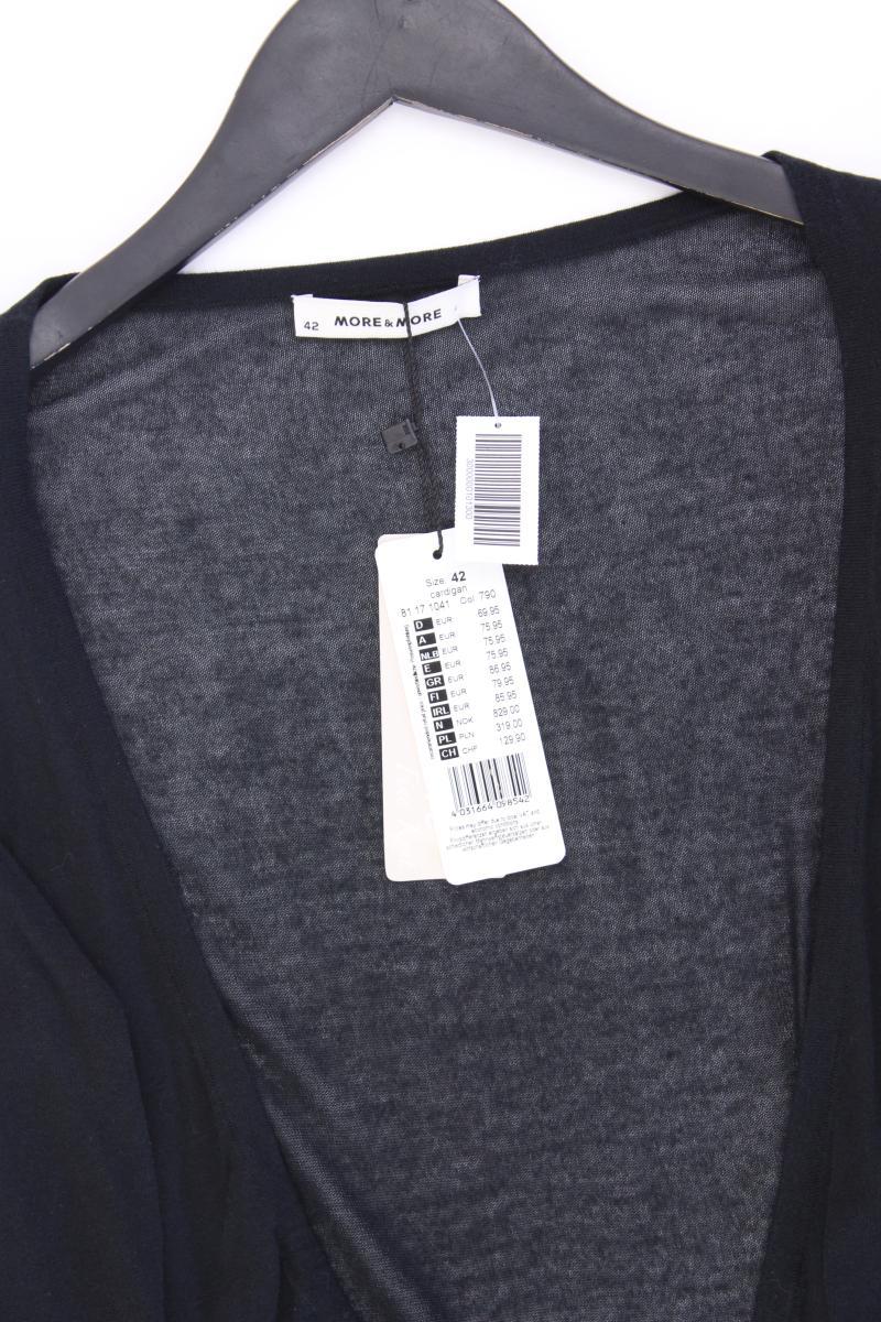 More&More Strickjacke Gr. 42 neu mit Etikett Neupreis: 69,95€! Langarm schwarz - Image 2