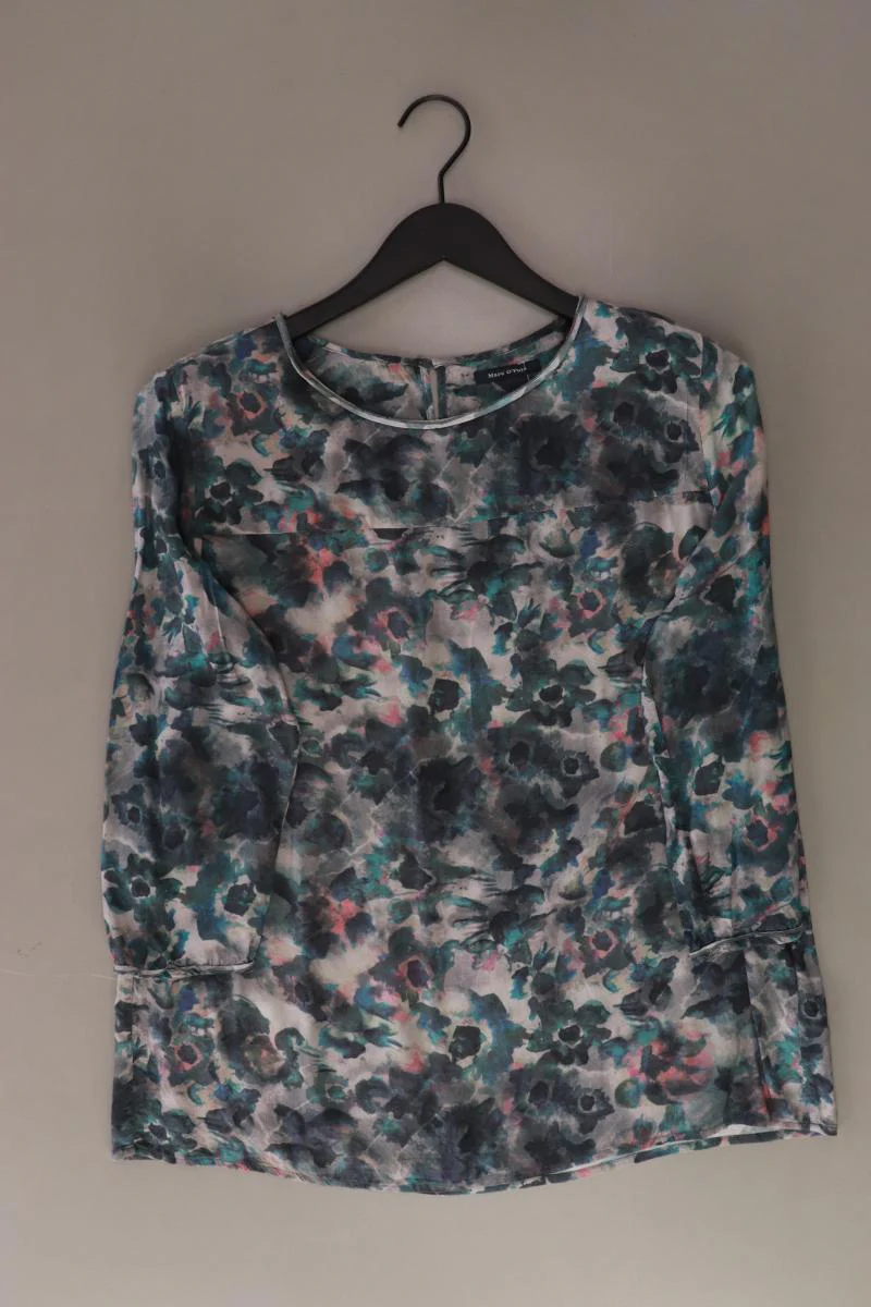 Marc O'Polo Regular Bluse Gr. 40 3/4 Ärmel mehrfarbig aus Viskose