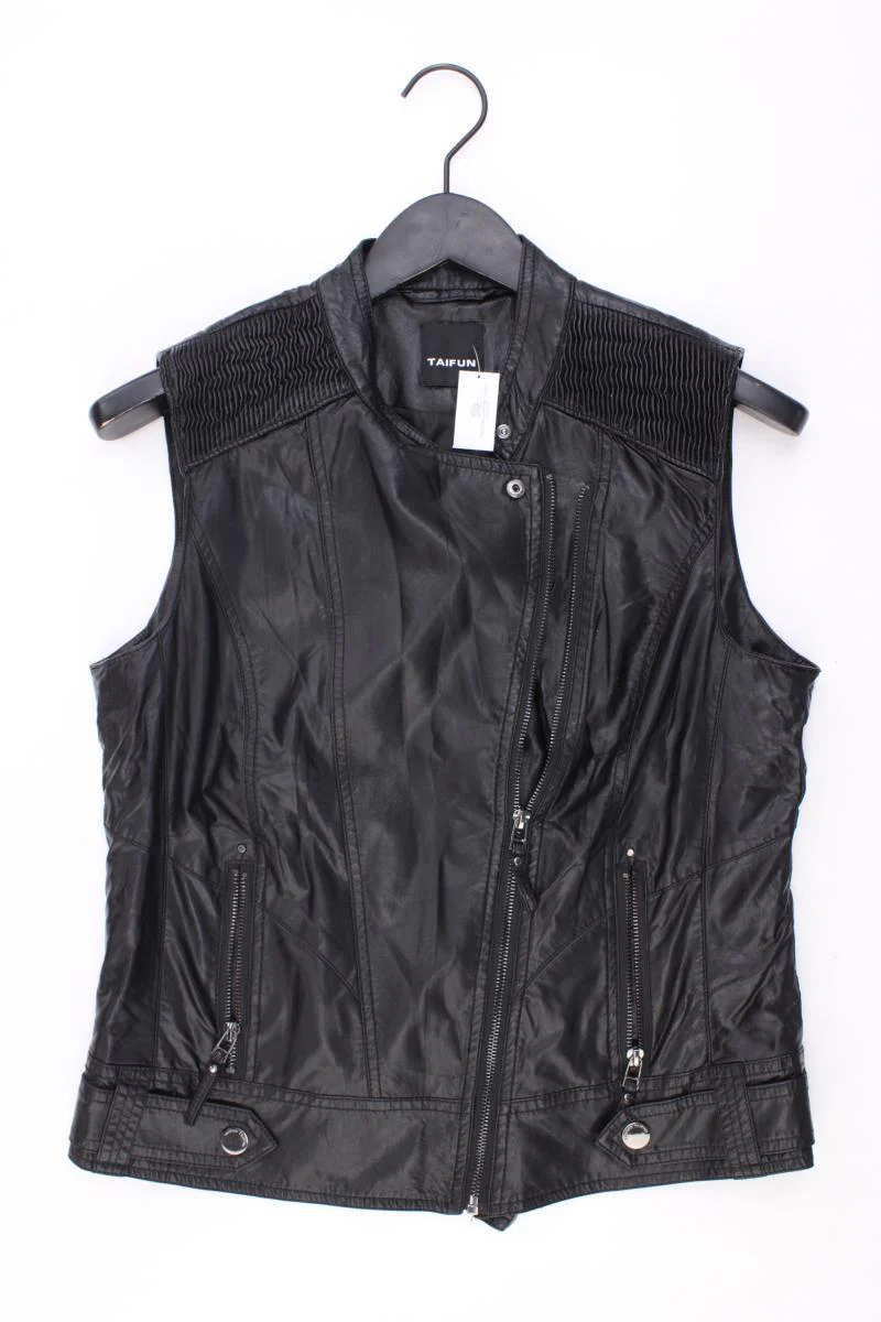 Taifun Classic Weste Gr. 40 schwarz aus Polyurethan
