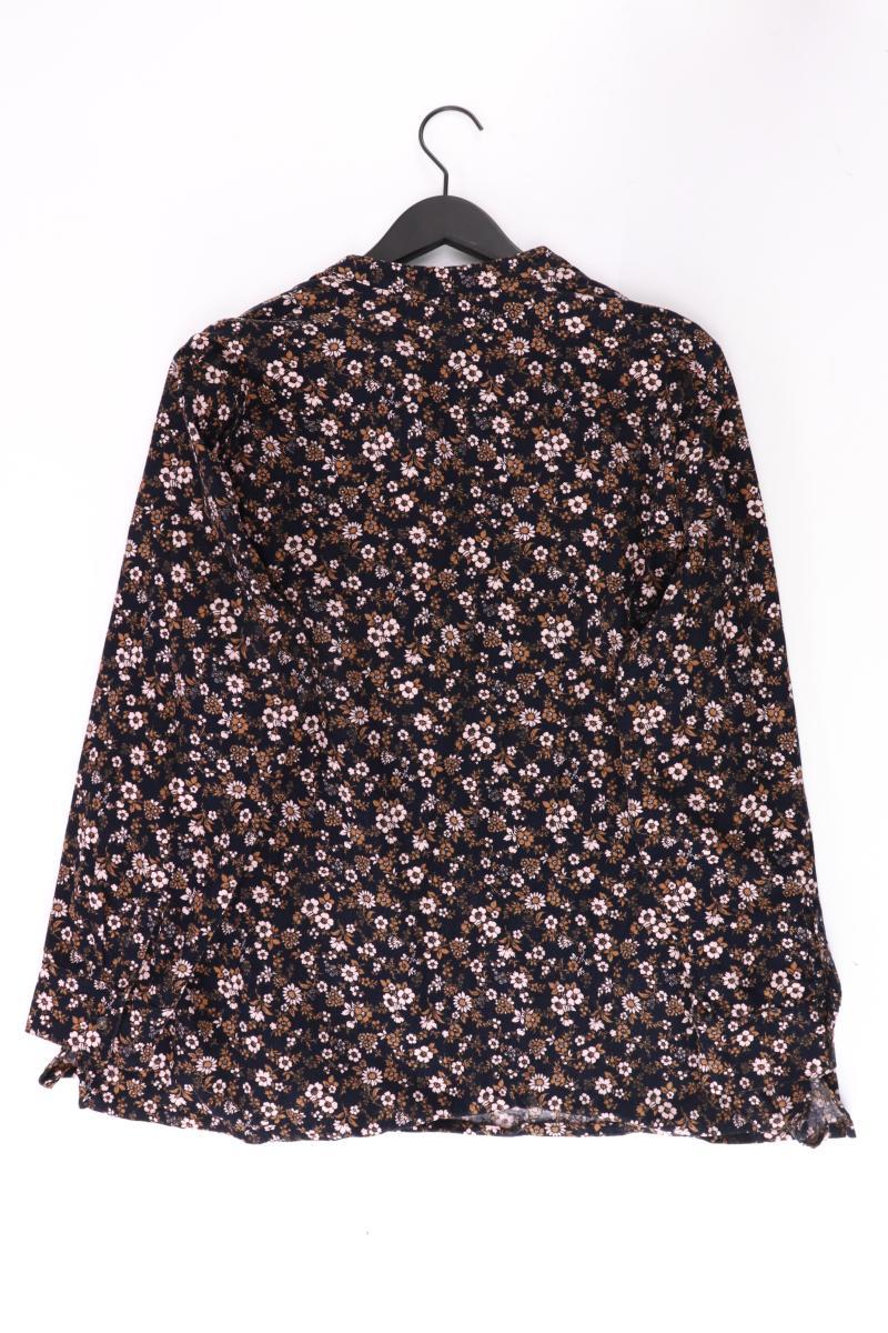 Lands' End Langarmbluse Gr. 54 mit Blumenmuster blau aus Baumwolle - Image 2