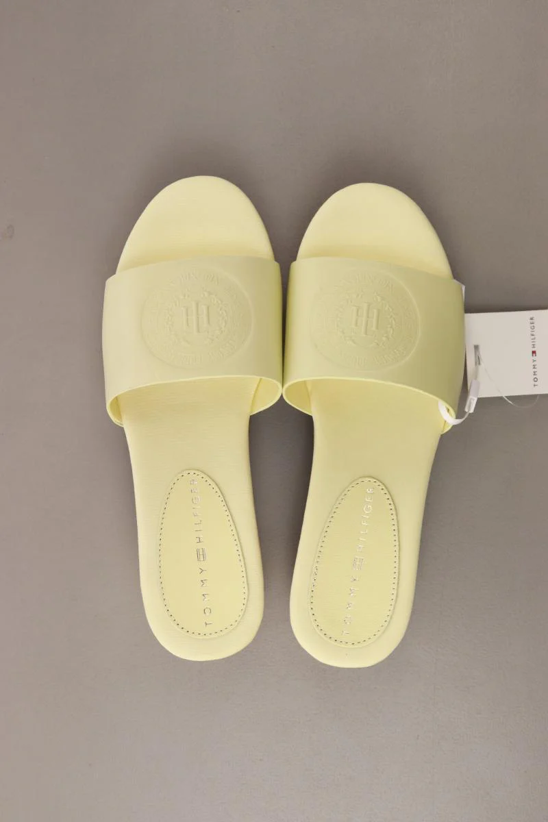 Tommy Hilfiger Pantoletten Feminine Mid Heel Clog Sandal Gr. 37 neu mit Etikett - Image 3