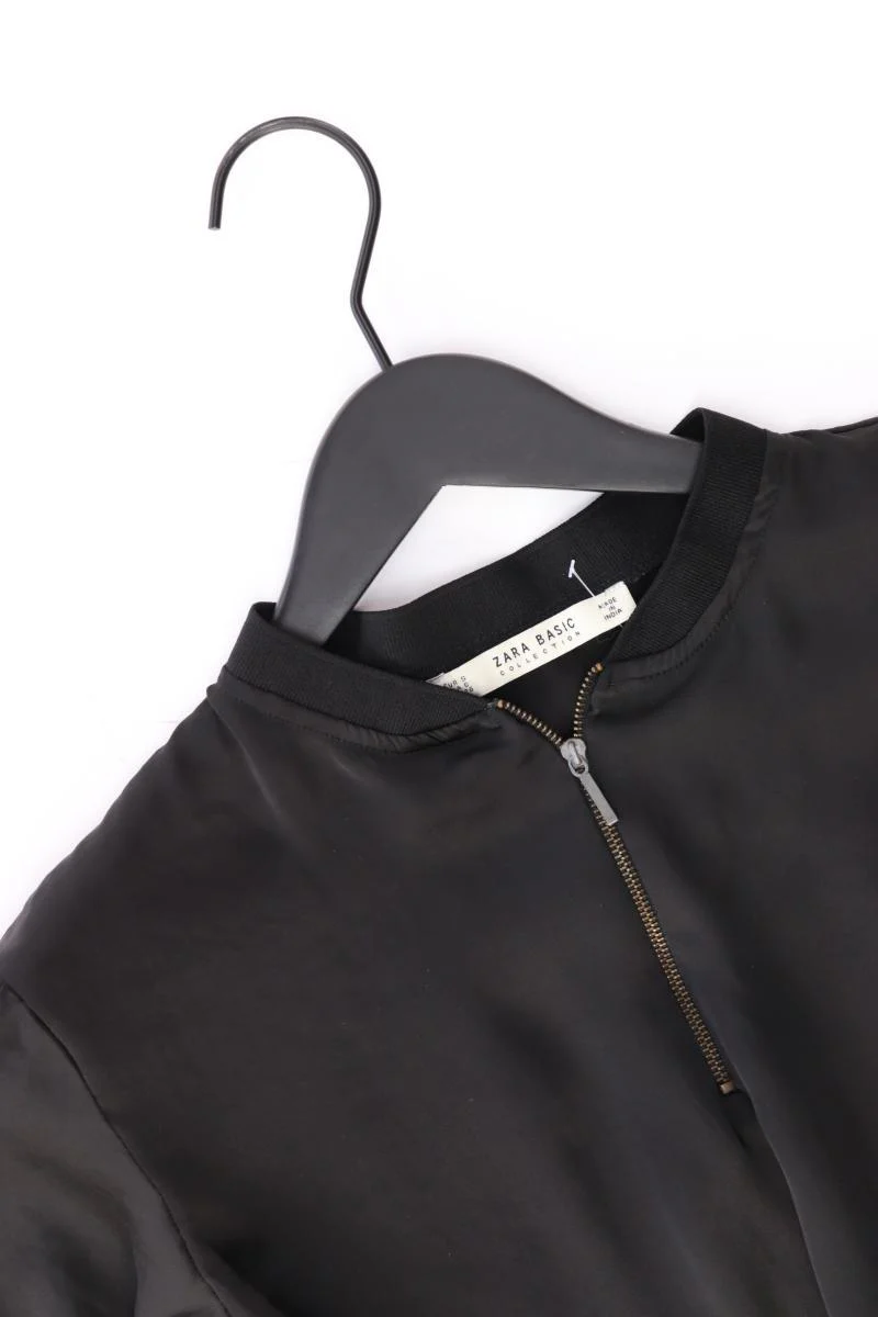Zara Langarmbluse Gr. S mit Blumenmuster schwarz aus Polyester - Image 3